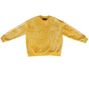 Maluma Merch - Dyed Gold Crewneck & Shorts